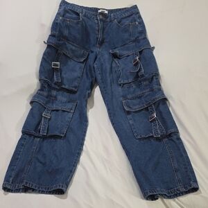 Forever 21 Premium Cargo Denim Size 28 Jeans